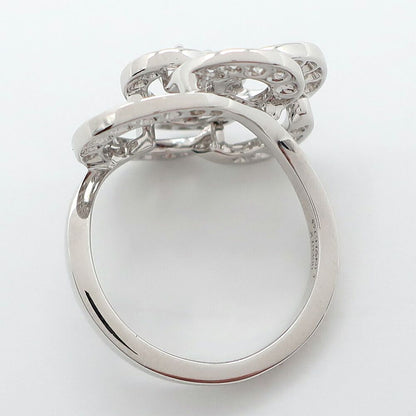 Chanel Ten Ring Camellia Diamond 750 18K White Gold — view 7