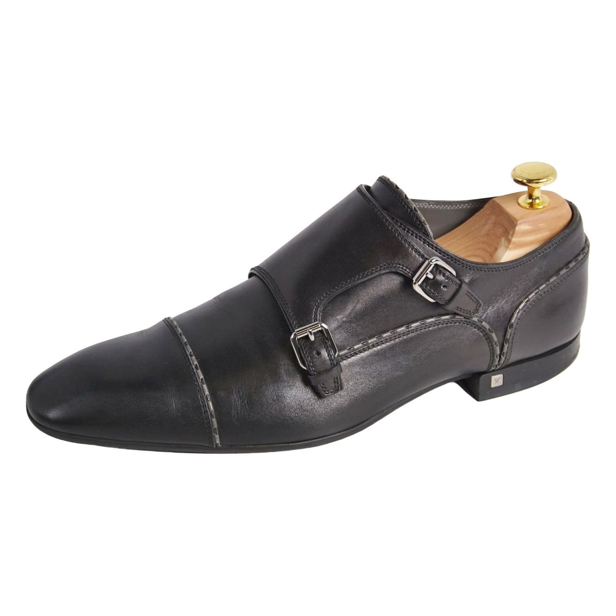 Louis Vuitton Leather shoes Double Monks