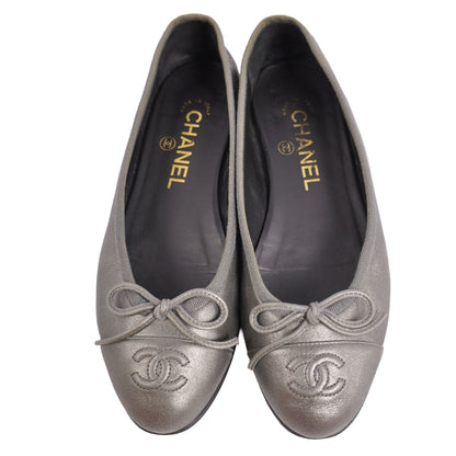 Chanel Pumps Ballerina Ribbon CC Logo Flats — view 4