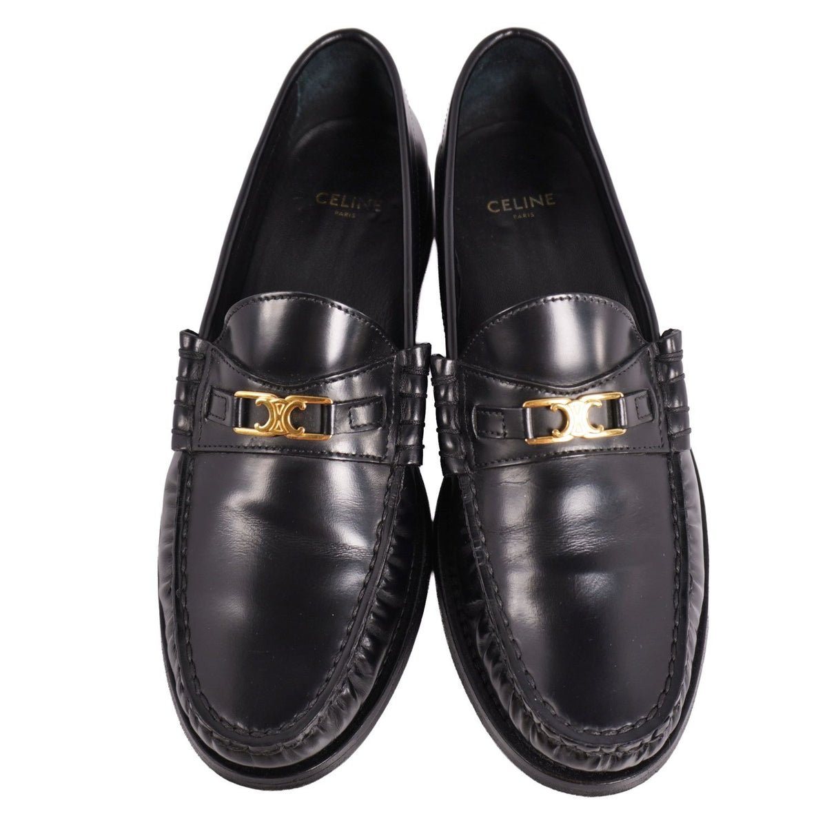 Celine Loafers Luco Triomphe Moccasins Leather — view 4