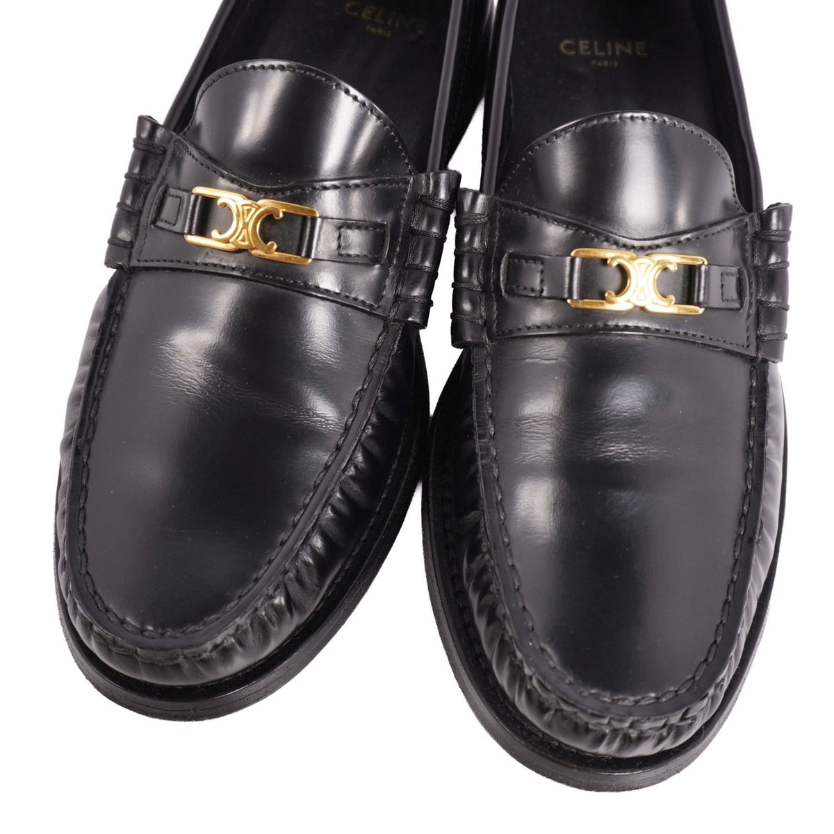 Celine Loafers Luco Triomphe Moccasins Leather — view 3