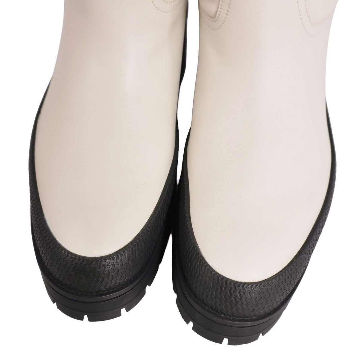 Hermes Boots Long White — view 3