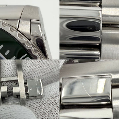 Gucci Watch Date Dive Quartz Green Dial Stainless Steel Silver — view 8