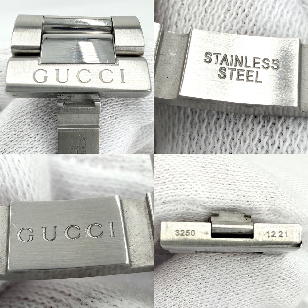 Gucci Watch Date Dive Quartz Green Dial Stainless Steel Silver — view 7