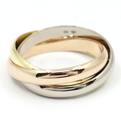 Cartier 18K Yellow Gold WG PG Trinity Ring Bullion — view 4