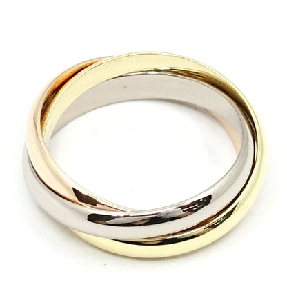 Cartier 18K Yellow Gold WG PG Trinity Ring Bullion — view 5