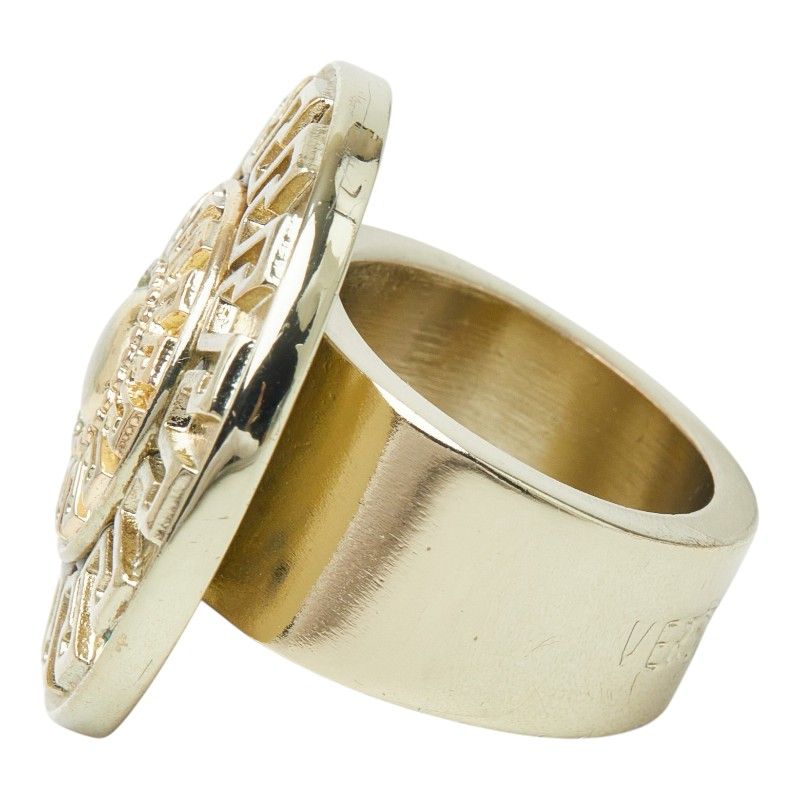 Versace Logo Ring Gold Plated — view 3