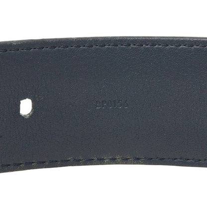 Louis Vuitton Monogram Ceintur Belt 85 34 Blanc White Gray Navy Leather — view 8