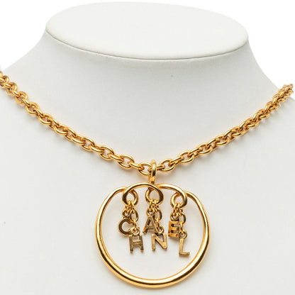 Chanel Logo Necklace Gold Plated — view 6