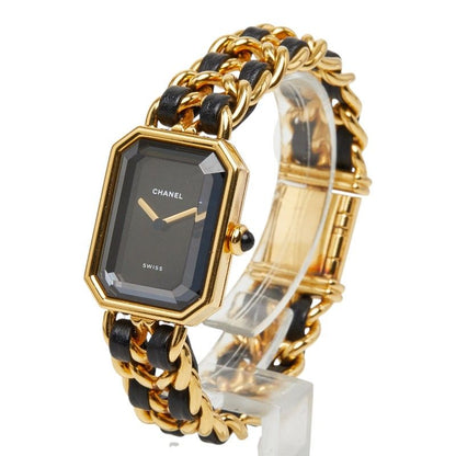 Chanel Premiere M-w Black Gold Plated Leather Onyx — view 2