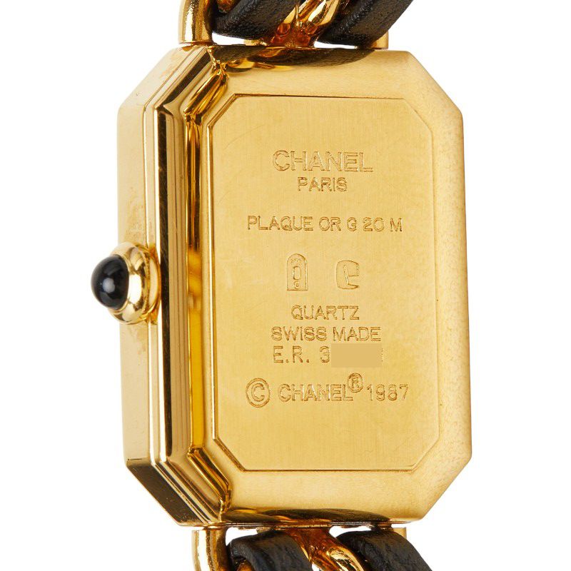 Chanel Premiere M-w Black Gold Plated Leather Onyx — view 6