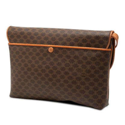 Celine Clutch 2-Way Brown Leather — view 2