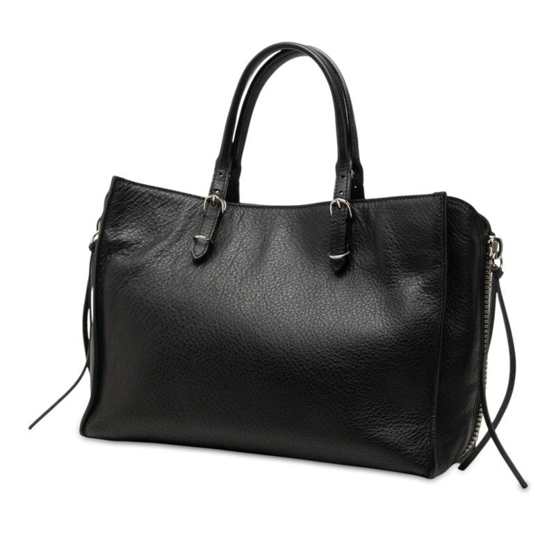 Balenciaga Paper A6 2-Way Shoulder Bag Black Leather — view 2
