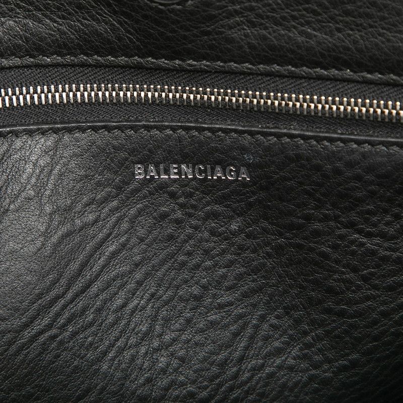 Balenciaga Paper A6 2-Way Shoulder Bag Black Leather — view 5