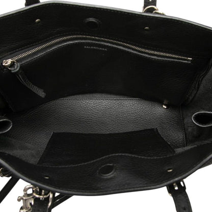 Balenciaga Paper A6 2-Way Shoulder Bag Black Leather — view 4