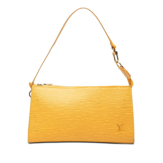 Louis Vuitton Epi Pochette Accessoires Pouch Handbag Tassiriyellow Leather