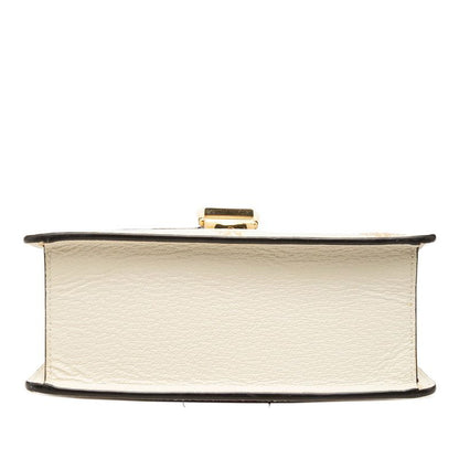 Gucci Bee&star Mini Sylvie 2-Way Shoulder Bag White Leather — view 3