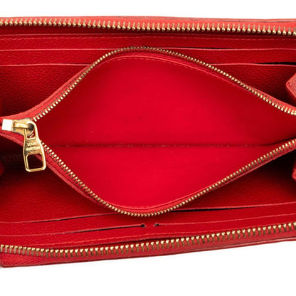 Louis Vuitton Wallet Navy Red Leather — view 6