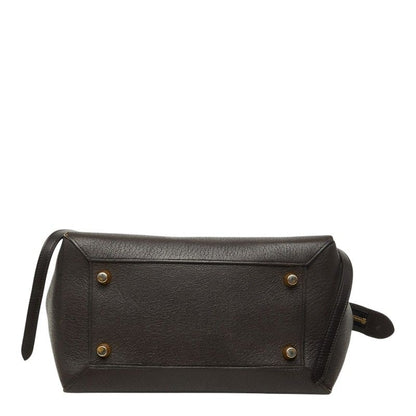 Celine Belt Bag Mini 2-Way Dark Brown Leather — view 3