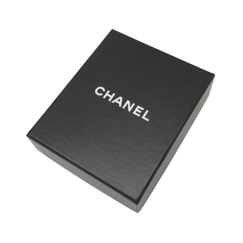 Chanel Necklace CC Logo Metal Rhinestone Silver — view 7