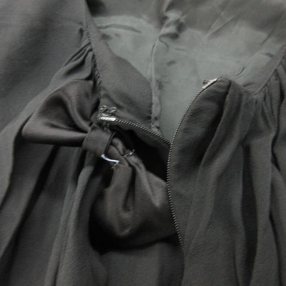 Dolce & Gabbana Dress Ribbon Silk Vintage Sleeveless Mini Chiffon Black — view 5