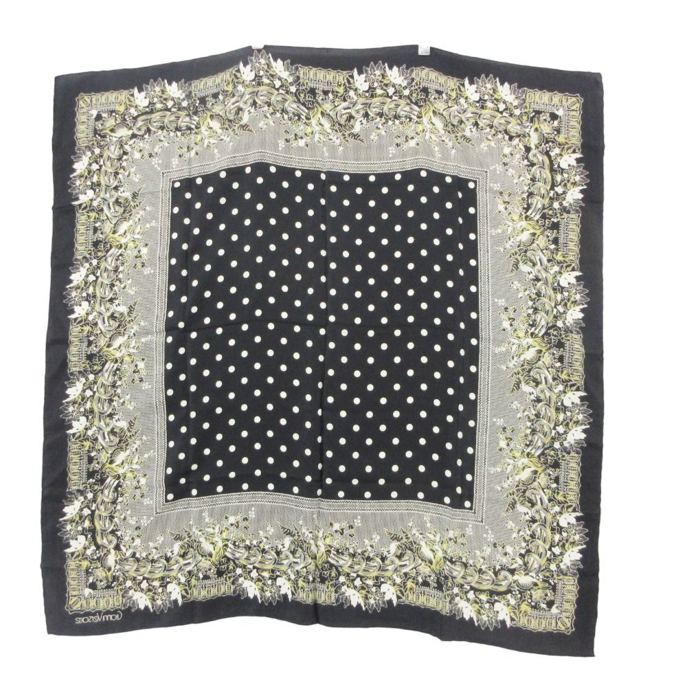 Versace Gianni Scarf Dot Pattern Black — view 2