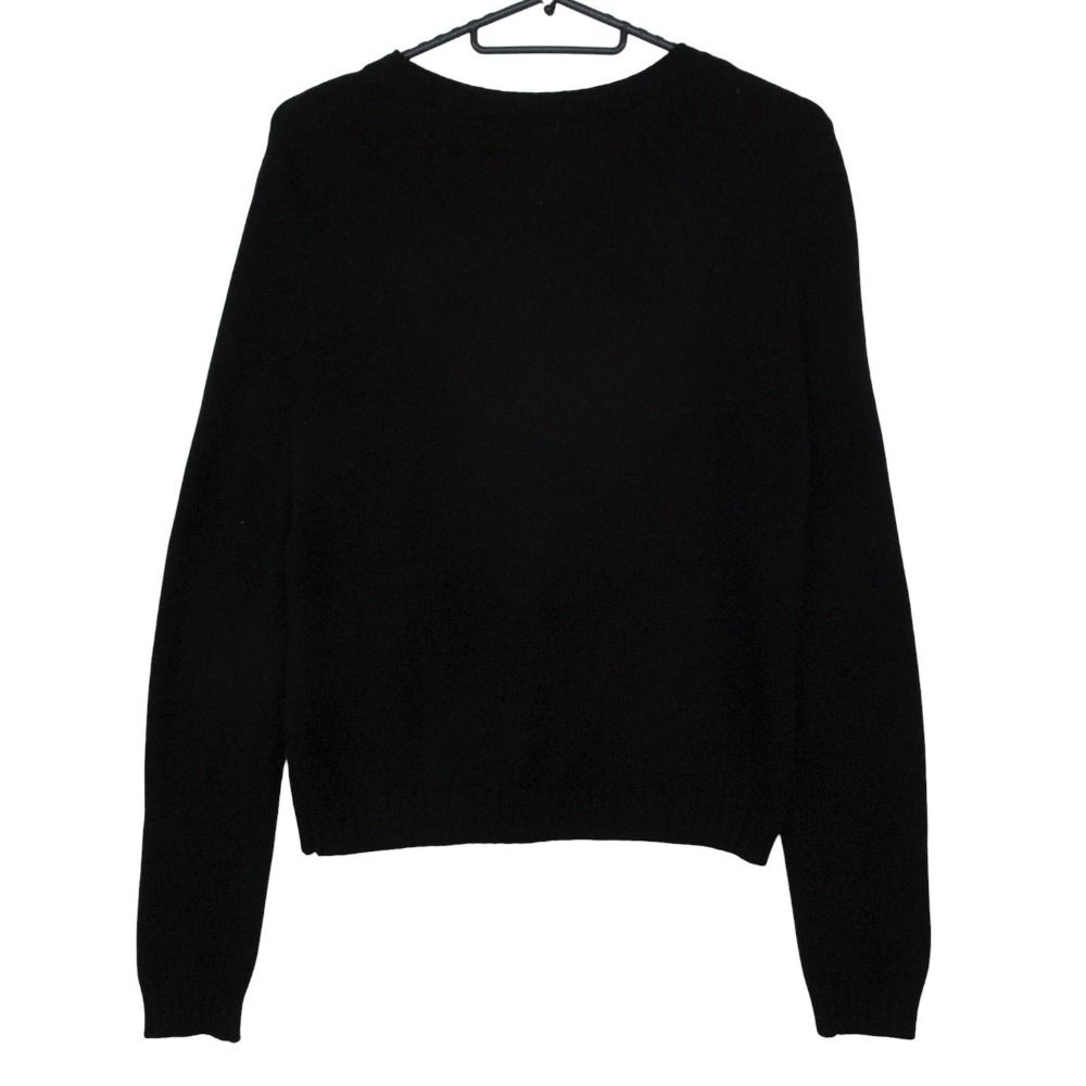 Dior Christian Sanfal Cashmere Sweater Top Dragon Embroidery Black — view 2