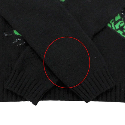 Dior Christian Sanfal Cashmere Sweater Top Dragon Embroidery Black — view 4