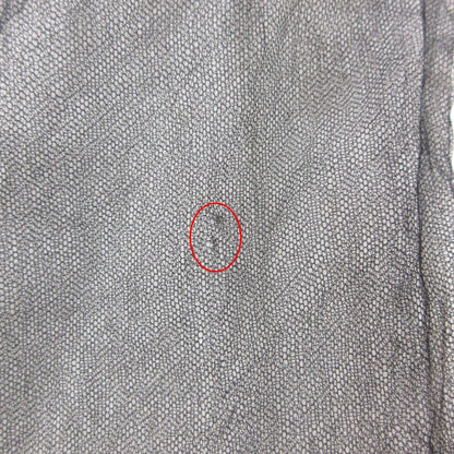 Chanel Blouse Chiffon Quilted Frill See Through Top Short Sleeve Black — view 7