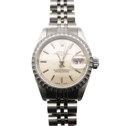 Rolex Watch Oyster Perpetual Date Automatic Silver Dial Jubilee