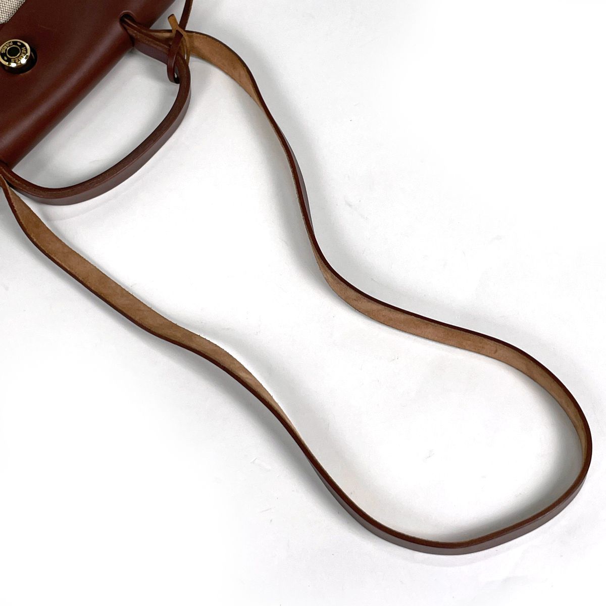 Hermes Herbag PM 2-Way Shoulder Bag Toile H Natural Brown — view 7