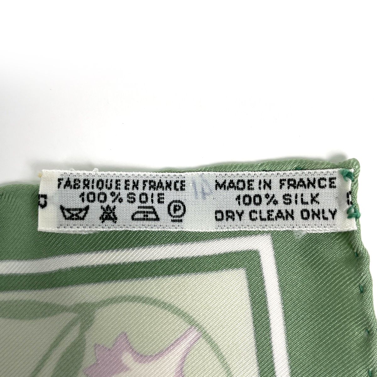Hermes Carre 90 Oeillets Sauvages Et Autres Caryophyllees Scarf Wild Carnations — view 2