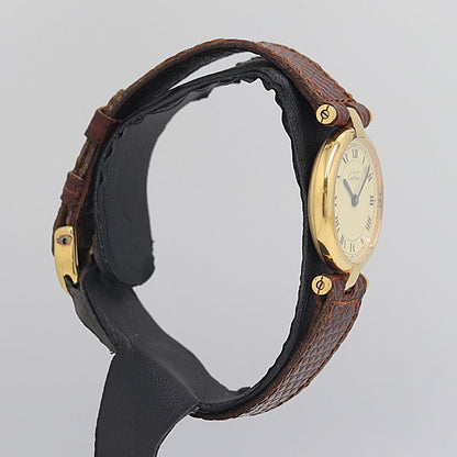 Cartier Must Vendome LM Vermeil Quartz Ivory Dial Watch 7 Ant — view 2