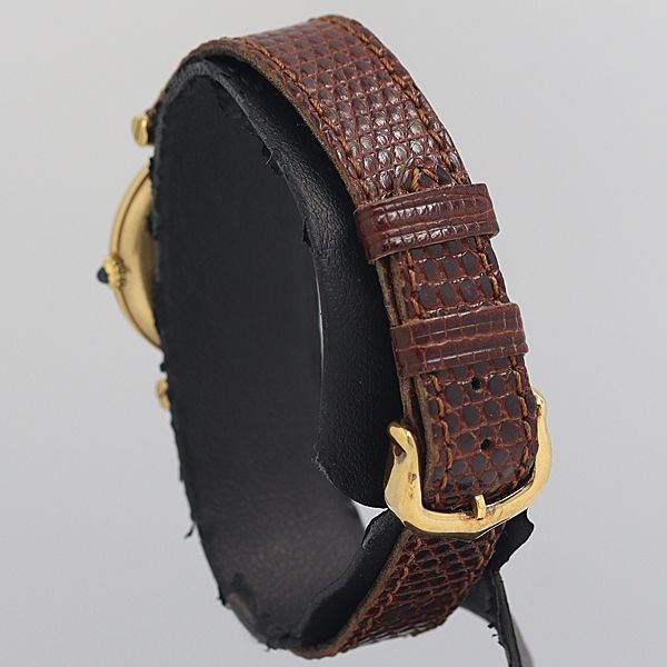 Cartier Must Vendome LM Vermeil Quartz Ivory Dial Watch 7 Ant — view 3