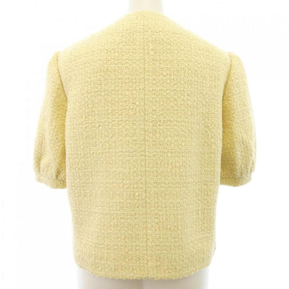 Celine Boucle Natte Collarless Jacket — view 2