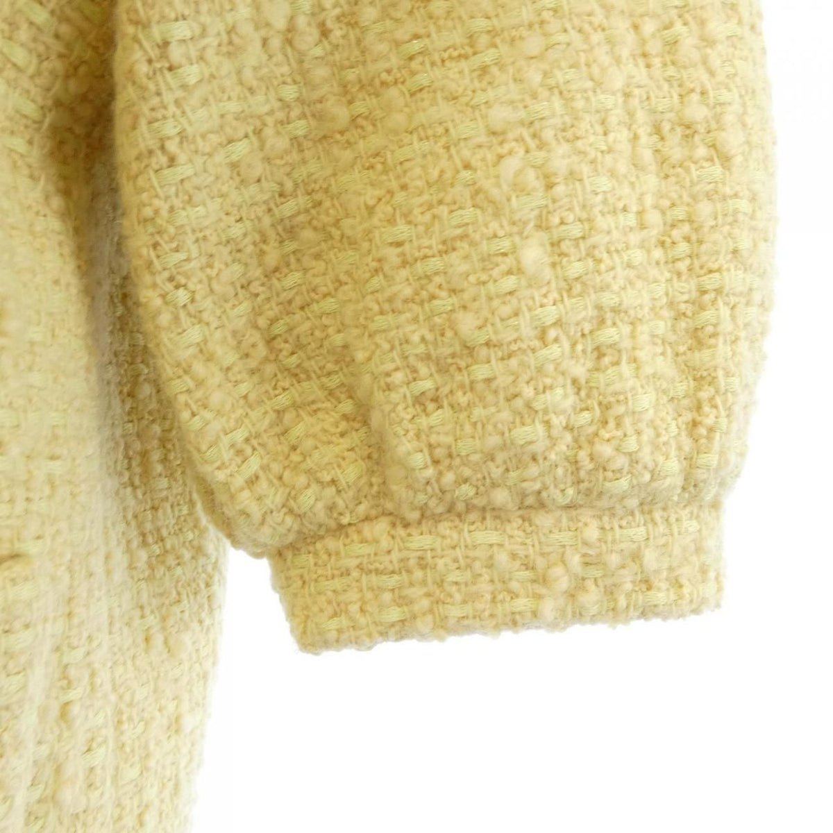 Celine Boucle Natte Collarless Jacket — view 6
