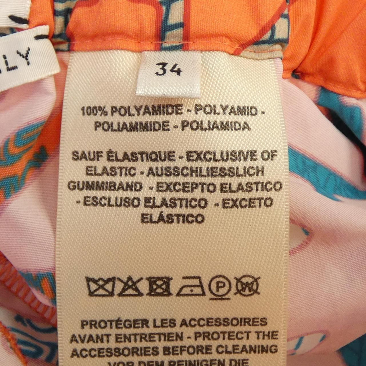 Hermes Tattersall Shorts Orange — view 3