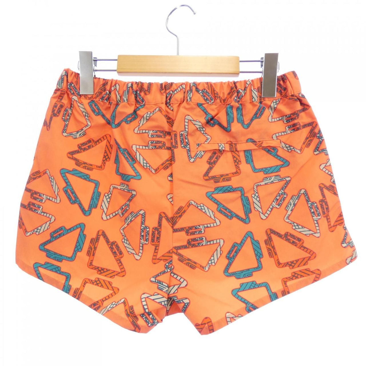 Hermes Tattersall Shorts Orange — view 2