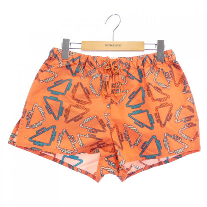 Hermes Tattersall Shorts Orange