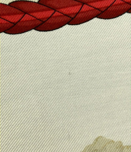 Hermes Scarf Carre 90 100% Silk les Allure Deux Cheval — view 6