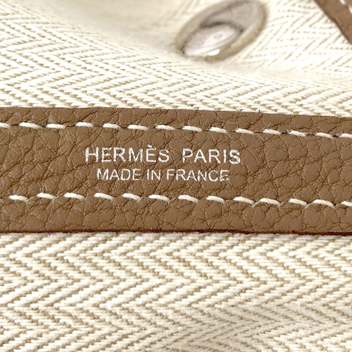 Hermes Garden Party PM Etop Silver Tote Bag Negotiating — view 6