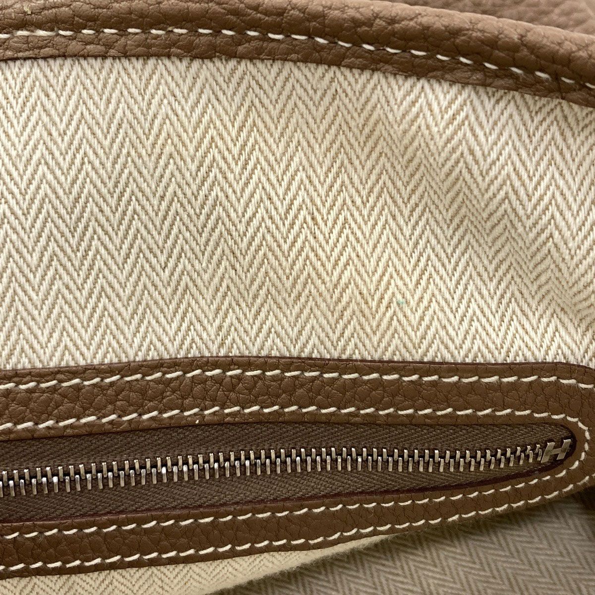 Hermes Garden Party PM Etop Silver Tote Bag Negotiating — view 8