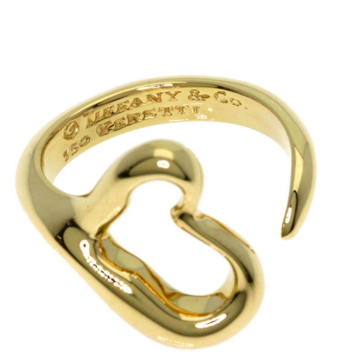 Tiffany & Co Open Heart Ring 18K Yellow Gold — view 5