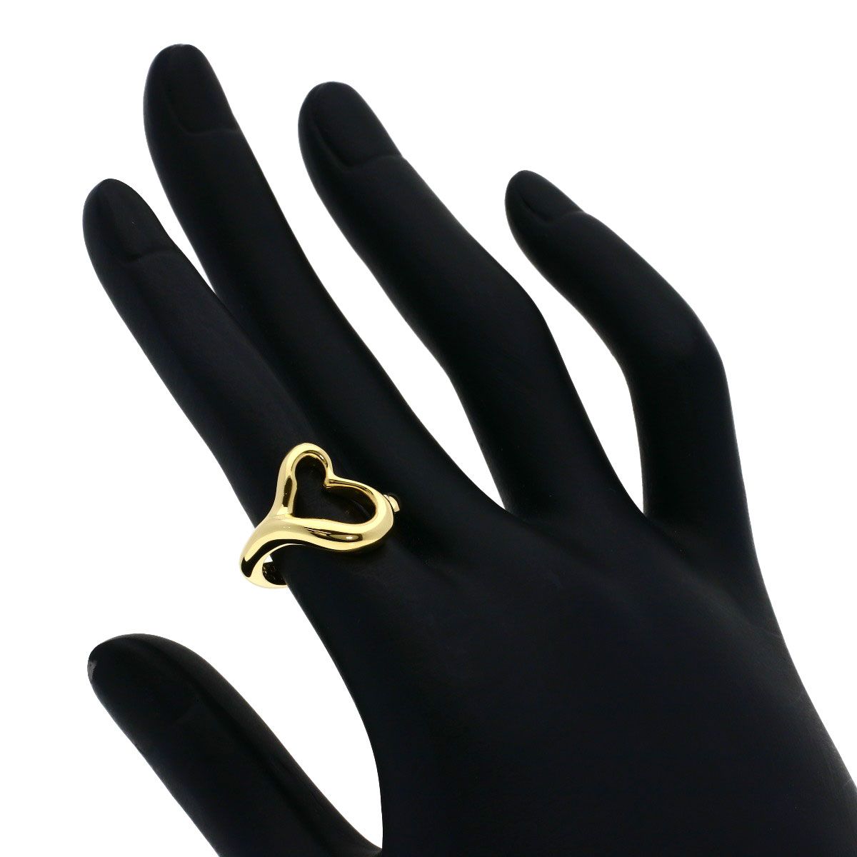 Tiffany & Co Open Heart Ring 18K Yellow Gold — view 6