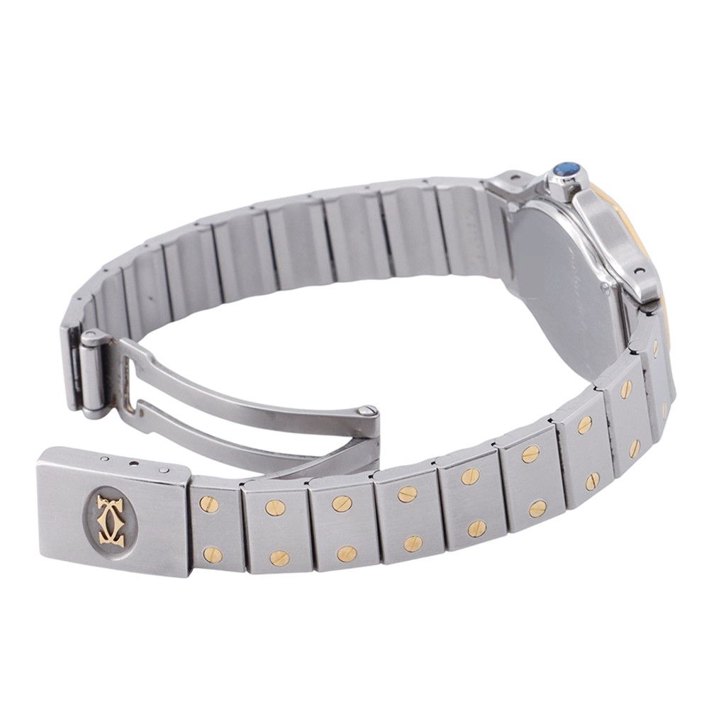 Cartier Santos Octagon SM Watch Ivory Dial Quartz — view 2