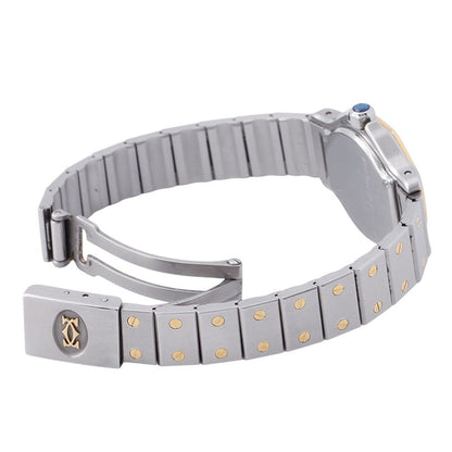 Cartier Santos Octagon SM Watch Ivory Dial Quartz — view 2