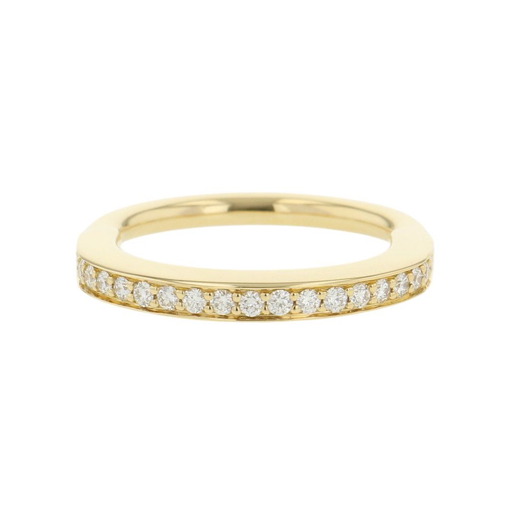 Tiffany & Co Ring Lock Diamond Ct 18K Yellow Gold — view 3