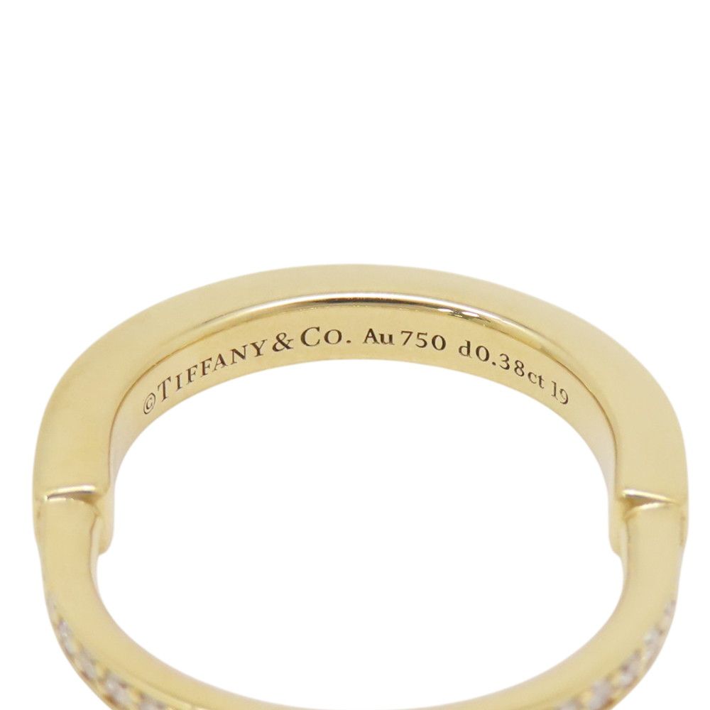 Tiffany & Co Ring Lock Diamond Ct 18K Yellow Gold — view 8