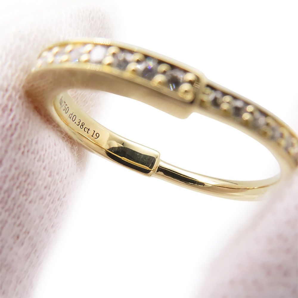 Tiffany & Co Ring Lock Diamond Ct 18K Yellow Gold — view 7