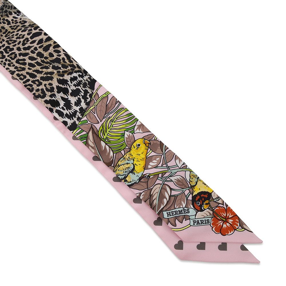 Hermes Scarf Twilly Jungle Love Silk Spring Summer — view 5